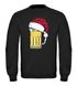 Sweatshirt Herren Weihnachten lustig Bier Trinken Bierglas Weihnachtsmotiv Alkohol Rundhals-Pullover Moonworks®preview