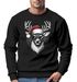 Sweatshirt Herren Weihnachten Rentier Weihnachtspullover Aufdruck Weihnachtsoutfit Männer Moonworks®preview