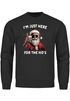 Sweatshirt Herren Weihnachten Spruch I`m just here for the Ho's Weihnachtsmann 'Bier Ugly XMAS Sweater Moonworks®preview