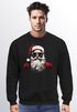 Sweatshirt Herren Weihnachten Weihnachtsmann Motiv Santa Claus Cool Ugly XMAS Sweater Geschenk Moonworks®preview