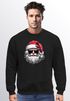 Sweatshirt Herren Weihnachten Weihnachtspullover Motiv Santa Claus Cool Ugly XMAS Sweater Weihnachtsgeschenk Moonworks®preview