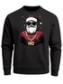 Sweatshirt Herren Weihnachten Weihnachtspullover Santa HoHoHo Weihnachtsoutfit Männer Moonworks®preview