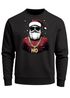 Sweatshirt Herren Weihnachten Weihnachtspullover Santa HoHoHo Weihnachtsoutfit Männer Moonworks®preview