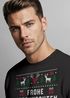 Sweatshirt Herren Weihnachtspulli Ugly Christmas Frohe Arschnachten ihr Weinlöcher Sweater Moonworks®preview