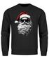 Sweatshirt Herren Weihnachtspullover Aufdruck Cooler Santa Weihnachtsmann Weihnachtsoutfit Männer Moonworks®preview