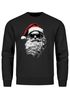 Sweatshirt Herren Weihnachtspullover Aufdruck Cooler Santa Weihnachtsmann Weihnachtsoutfit Männer Moonworks®preview