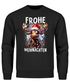 Sweatshirt Herren Weihnachtspullover Aufdruck Elch Rentier Frohe Weihnachten Weihnachtsoutfit Männer Moonworks®preview