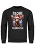 Sweatshirt Herren Weihnachtspullover Aufdruck Elch Rentier Frohe Weihnachten Weihnachtsoutfit Männer Moonworks®preview