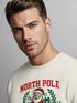 Sweatshirt Herren Weihnachtspullover College Style Schriftzug North Pole University Santa Grafik Print Fashion Streetwear Neverless®preview