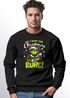 Sweatshirt Herren Weihnachtspullover Grinch Spruch Ruhe Weihnachtpulli Weihnachtsoutfit Männer Moonworks®preview