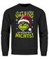 Sweatshirt Herren Weihnachtspullover Grinch Spruch Unartig Weihnachtsoutfit Männer Moonworks®preview