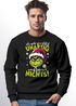 Sweatshirt Herren Weihnachtspullover Grinch Spruch Unartig Weihnachtsoutfit Männer Moonworks®preview