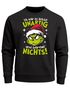 Sweatshirt Herren Weihnachtspullover Grinch Spruch Unartig Weihnachtsoutfit Männer Moonworks®preview