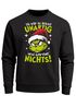 Sweatshirt Herren Weihnachtspullover Grinch Spruch Unartig Weihnachtsoutfit Männer Moonworks®preview