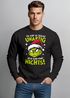 Sweatshirt Herren Weihnachtspullover Grinch Spruch Unartig Weihnachtsoutfit Männer Moonworks®preview