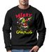 Sweatshirt Herren Weihnachtspullover Grinch Spruch Weihnachten fält aus Weihnachtpulli Weihnachtsoutfit Männer Moonworks®preview