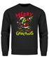 Sweatshirt Herren Weihnachtspullover Grinch Spruch Weihnachten fält aus Weihnachtpulli Weihnachtsoutfit Männer Moonworks®preview