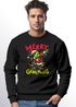 Sweatshirt Herren Weihnachtspullover Grinch Spruch Weihnachten fält aus Weihnachtpulli Weihnachtsoutfit Männer Moonworks®preview