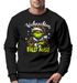 Sweatshirt Herren Weihnachtspullover Grinch Spruch Weihnachten fält aus Weihnachtpulli Weihnachtsoutfit Männer Moonworks®preview