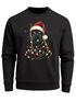 Sweatshirt Herren Weihnachtspullover Katze Weihnachten Lustig Weihnachtsoutfit Männer Moonworks®preview