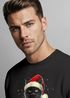 Sweatshirt Herren Weihnachtspullover Katze Weihnachten Lustig Weihnachtsoutfit Männer Moonworks®preview