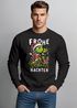 Sweatshirt Herren Weihnachtspullover Lustig Frohe Weihnachten Weihnachtsmuffel Weihnachtsoutfit Männer Moonworks®preview