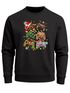 Sweatshirt Herren Weihnachtspullover Lustig Lebkuchen Konsole Gaming Design Weihnachtsoutfit Männer Moonworks®preview