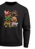 Sweatshirt Herren Weihnachtspullover Lustig Lebkuchen Konsole Gaming Design Weihnachtsoutfit Männer Moonworks®preview
