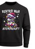 Sweatshirt Herren Weihnachtspullover Lustig Rentier war ausverkauft Einhorn Weihnachtsoutfit Männer Moonworks®preview