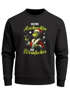 Sweatshirt Herren Weihnachtspullover lustige Sprüche Trinken Aufdruck Anti Weihnachtsoutfit Moonworks®preview