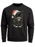 Sweatshirt Herren Weihnachtspullover mit Katze Grafik Print Weihnachtsmuffel Sweater Fashion Streetwear Neverless®preview