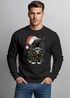 Sweatshirt Herren Weihnachtspullover mit Katze Grafik Print Weihnachtsmuffel Sweater Fashion Streetwear Neverless®preview