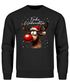 Sweatshirt Herren Weihnachtspullover Rentier Aufdruck Frohe Weihnachten Weihnachtsoutfit Männer Moonworks®preview