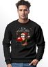 Sweatshirt Herren Weihnachtspullover Rentier Aufdruck Frohe Weihnachten Weihnachtsoutfit Männer Moonworks®preview