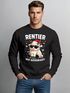 Sweatshirt Herren Weihnachtspullover Rentier Spruch Lustig Schaf Aufdruck Weihnachtsoutfit Männer Moonworks®preview