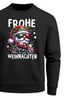 Sweatshirt Herren Weihnachtspullover Santa Wichtel Aufdruck Lustig Weihnachtsoutfit Männer Moonworks®preview