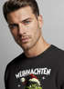 Sweatshirt Herren Weihnachtspullover Spruch Anti Weihnachten fällt aus Aufdruck Weihnachtsoutfit Männer Moonworks®preview