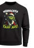 Sweatshirt Herren Weihnachtspullover Spruch Anti Weihnachten fällt aus Aufdruck Weihnachtsoutfit Männer Moonworks®preview