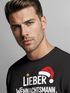 Sweatshirt Herren Weihnachtspullover Spruch Lustig Lieber Weihnachtsmann die waren alle unartig XMAS Weihnachtsoutfit Männer Moonworks®preview