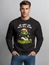 Sweatshirt Herren Weihnachtspullover Spruch Wart ihr alle schön unartig Aufdruck Weihnachtsoutfit Männer Moonworks®preview