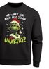 Sweatshirt Herren Weihnachtspullover Spruch Wart ihr alle schön unartig Aufdruck Weihnachtsoutfit Männer Moonworks®preview