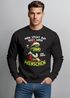 Sweatshirt Herren Weihnachtspullover Spruch Weihnachtsmuffel Aufdruck Weihnachtsoutfit Männer Moonworks®preview