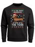 Sweatshirt Herren Weihnachtspullover Ugly Christmas Sweater Dackel Aufdruck XMAS Weihnachtsoutfit Männer Moonworks®preview