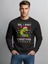 Sweatshirt Herren Weihnachtspullover Ugly Christmas Sweater Spruch Lustig All I want for  XMAS Weihnachtsoutfit Männer Moonworks®preview