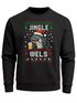Sweatshirt Herren Weihnachtspullover Ugly Christmas Sweater Spruch Lustig Jingle Wels XMAS Weihnachtsoutfit Männer Moonworks®preview