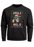 Sweatshirt Herren Weihnachtspullover Ugly Christmas Sweater Spruch Lustig Jingle Wels XMAS Weihnachtsoutfit Männer Moonworks®preview