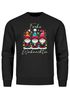 Sweatshirt Herren Weihnachtspullover Wichtel  Aufdruck Frohe Weihnachten Weihnachtsoutfit Männer Moonworks®preview