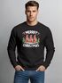 Sweatshirt Herren Weihnachtspullover Wichtel Aufdruck Merry Christmas Weihnachtsoutfit Männer Moonworks®preview