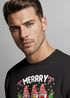 Sweatshirt Herren Weihnachtspullover Wichtel Aufdruck Merry Christmas Weihnachtsoutfit Männer Moonworks®preview
