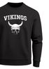 Sweatshirt Herren Wikinger-Helm Skull Totenkopf Rundhals-Pullover Neverless®preview